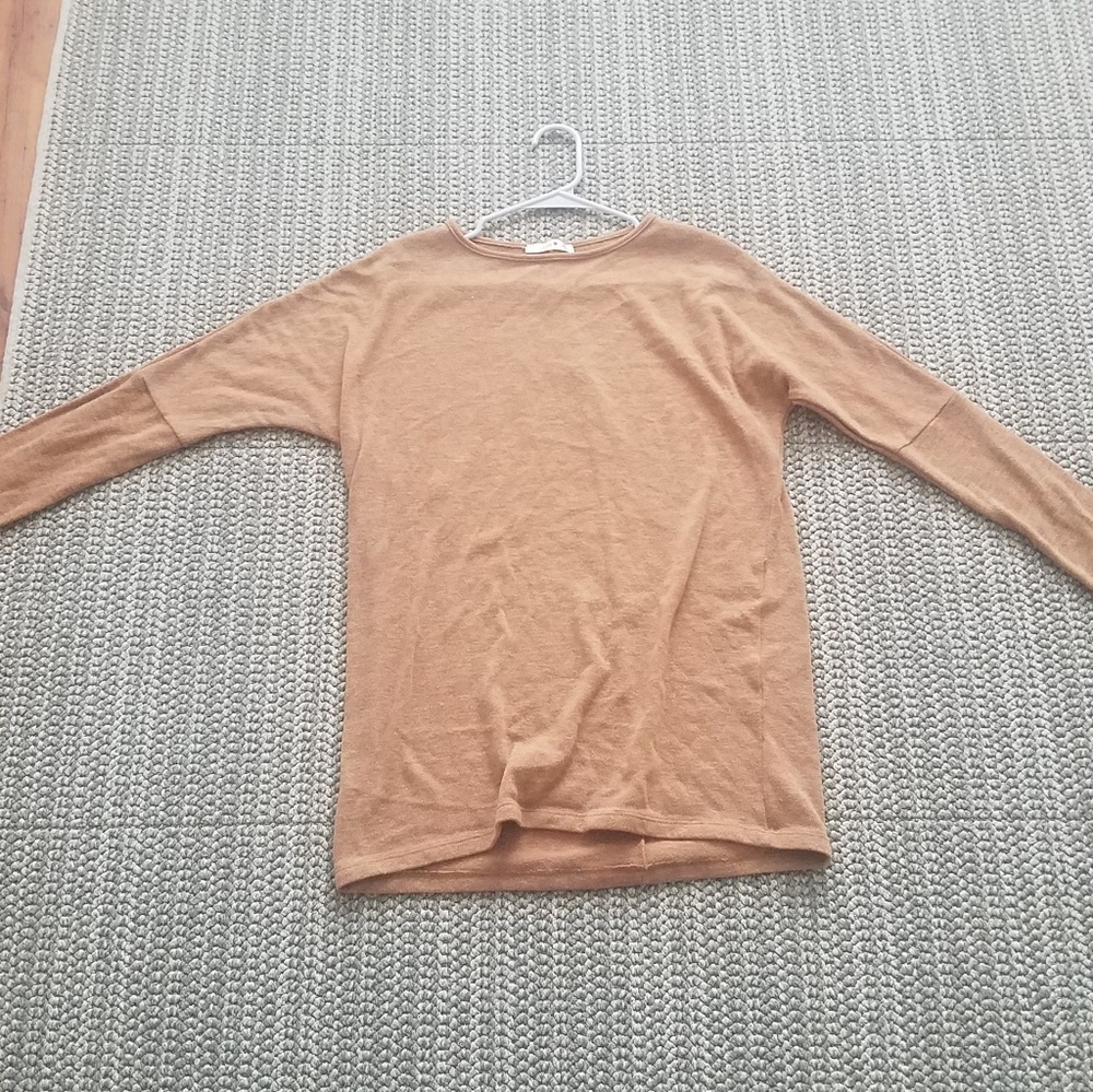 Mustard yellow long sleeve top